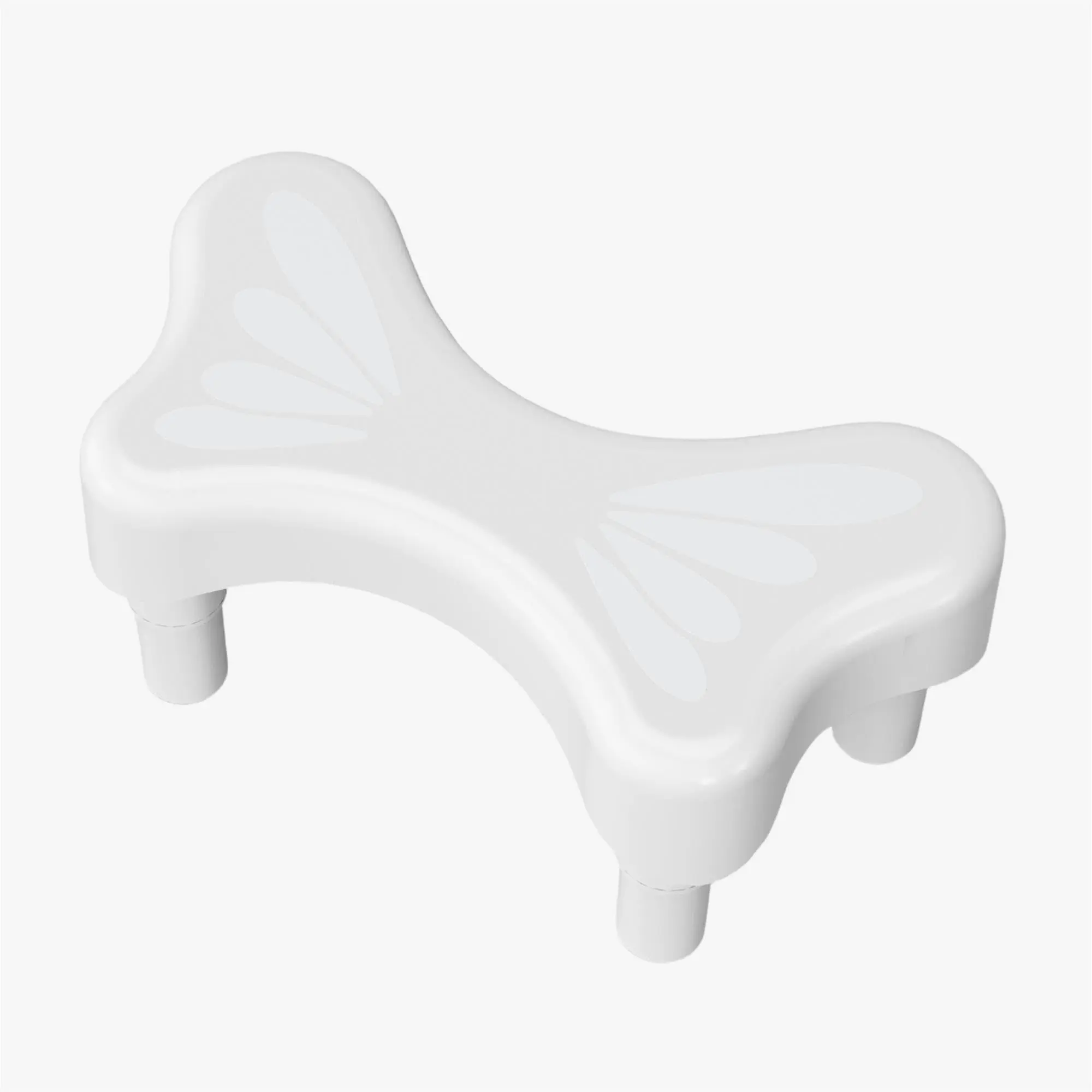 and  U-Shaped Toilet Step Stools, 40×21×18 cm, Support up to 200kg, Non-Slip, Lightweight, Portable for Toilet Training and Support, Suitable for Toilets, Kitchens, and Washrooms, White