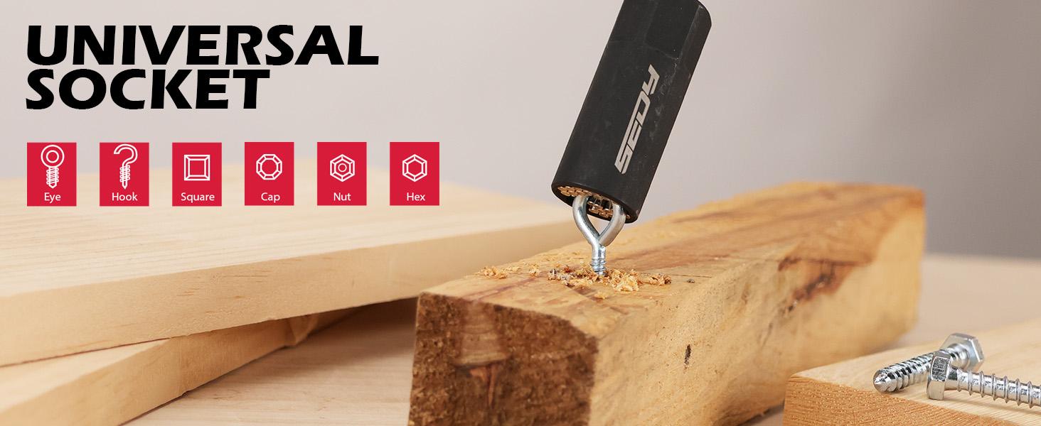 80-Piece Premium Magnetic Impact Nut Driver Set Metric & SAE with Socket Adapters, Bit Holder, Wing Nut Driver, Universal Sockets, Quick Release Extension, Power Bits