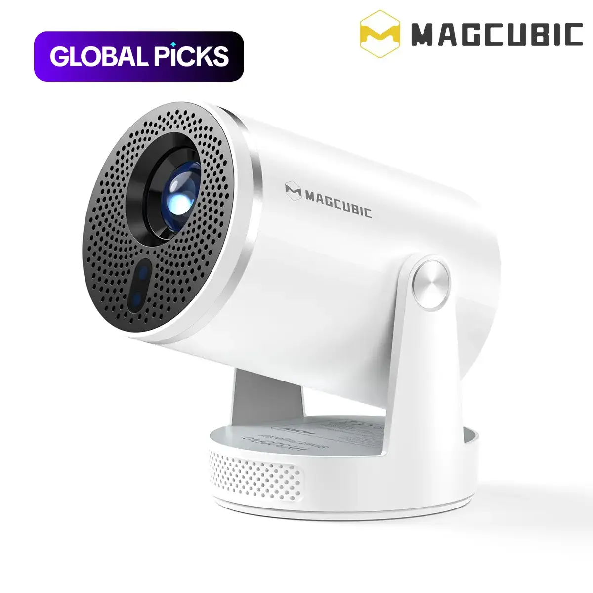 Magcubic Auto Focus HY320Pro Projector, Native 1080P, Google Assistant, 400ANSI Smart Portable Video Projector with Android 14, WiFi 6, Bluetooth 5.4, Short Throw Home Theater Projector for Movies, Gaming & Outdoor Use