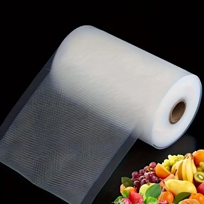 1 roll Vacuum Bags, Vacuum Sealed Bags for Food Preservation - Vacuum Sealer Rolls, Storage Bags for Deli Meat, Steak, and More - Sous Vide Bags for Kitchen Accessories