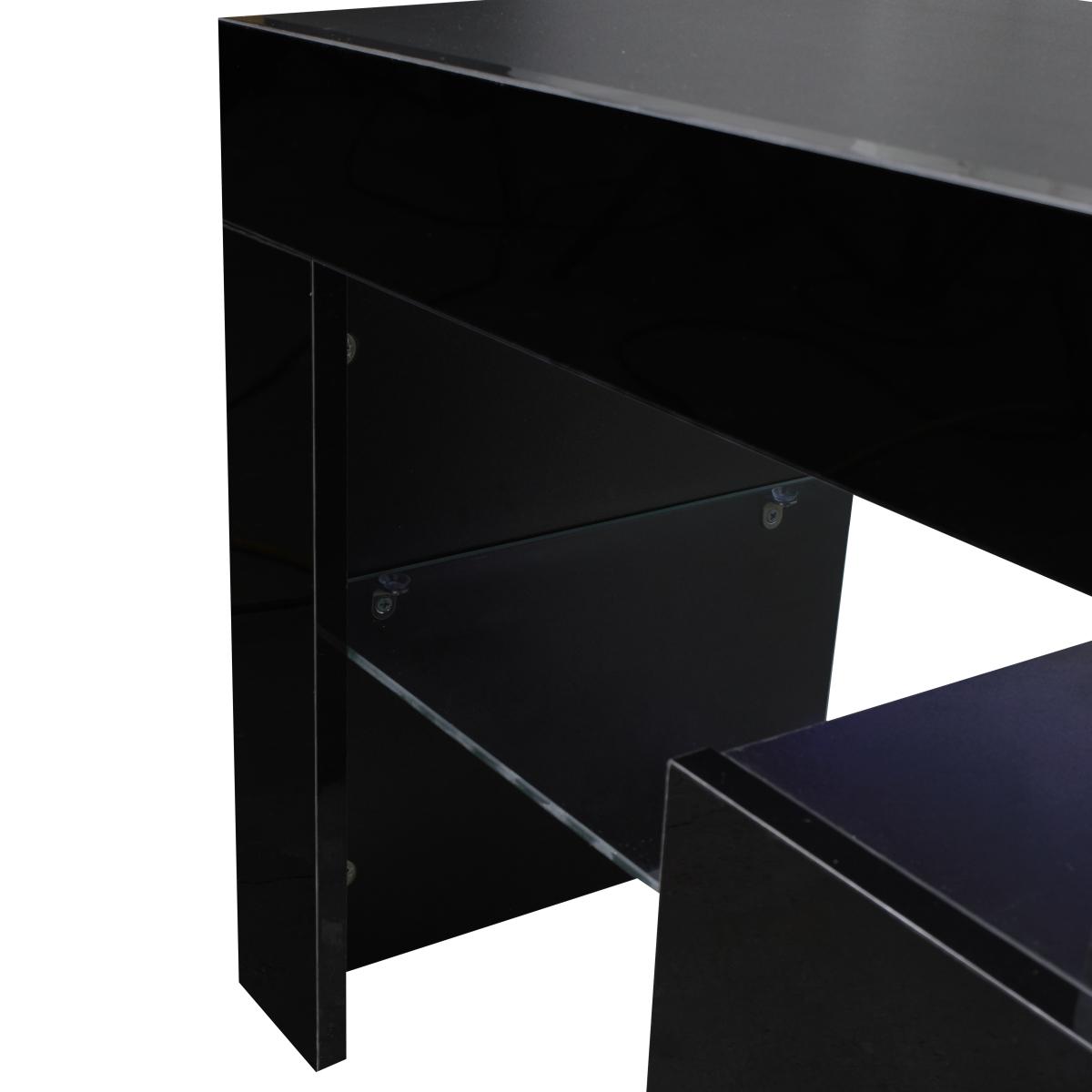 Entertainment TV Stand, Large TV Stand TV Base Stand with LED Light TV Cabinet.