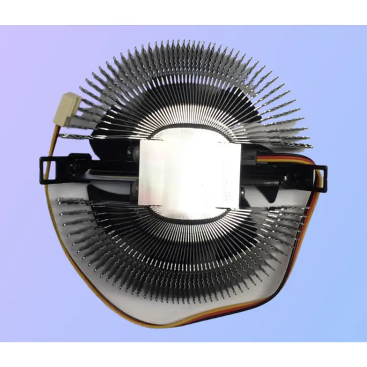 Silent Desktop CPU Cooler Fan with Quiet Operation & Efficient Heat Dissipates, Compatible with Intel 1150, 1155, 1700 & Mainstream AMD Platform Processors