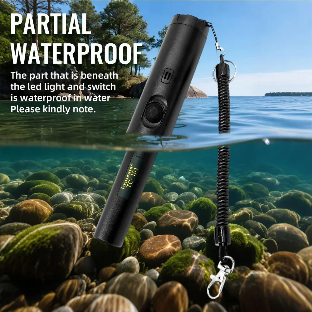 Mini Handheld Metal Detector, High Sensitivity, Ideal for Outdoor Treasure Hunting, Detects Gold Silver Copper Iron, No Battery Included
