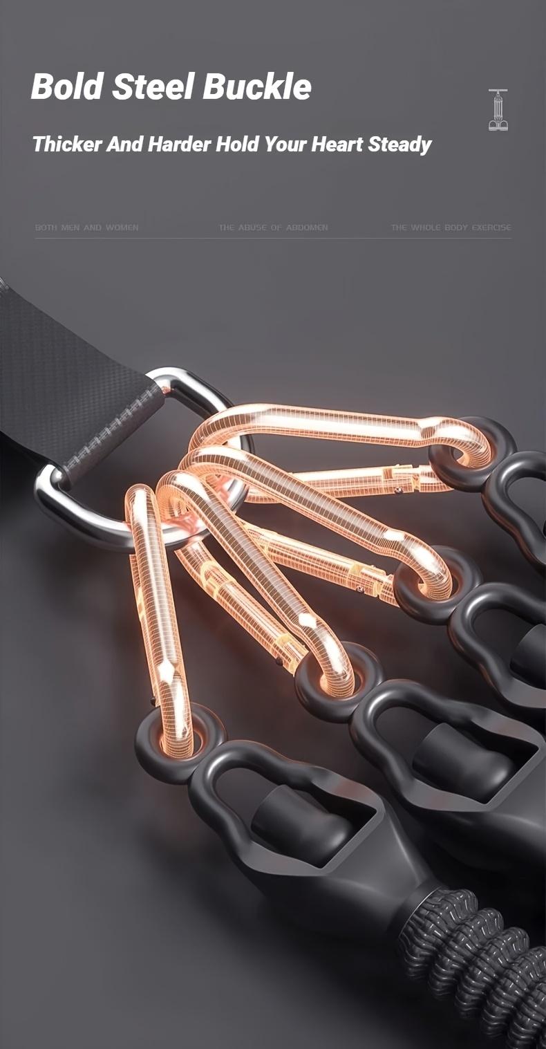 Home Pedal Resistance Trainer - Multifunctional Fitness Resistance Band Trainer, Back and Abdominal Muscle Exercise Equipment