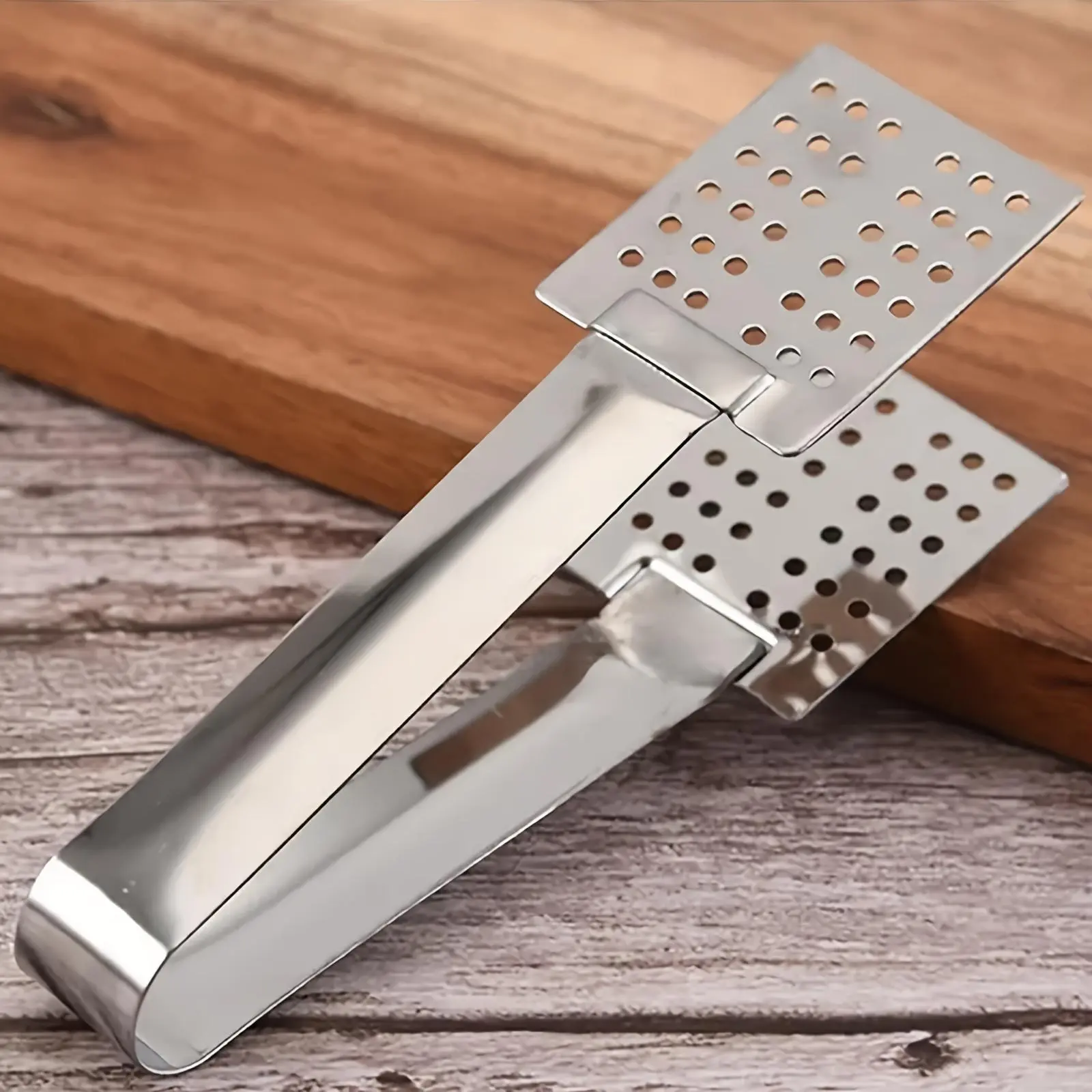 Multifunctional Sturdy Stainless Steel Kitchen Utensil Set - Dishwasher-Safe Specialty Cooking Gadgets: Tea Clip, Sugar Tongs, Ice Cube Tongs, Hollow Tea Strainer Spoon, Teabag Squeezer