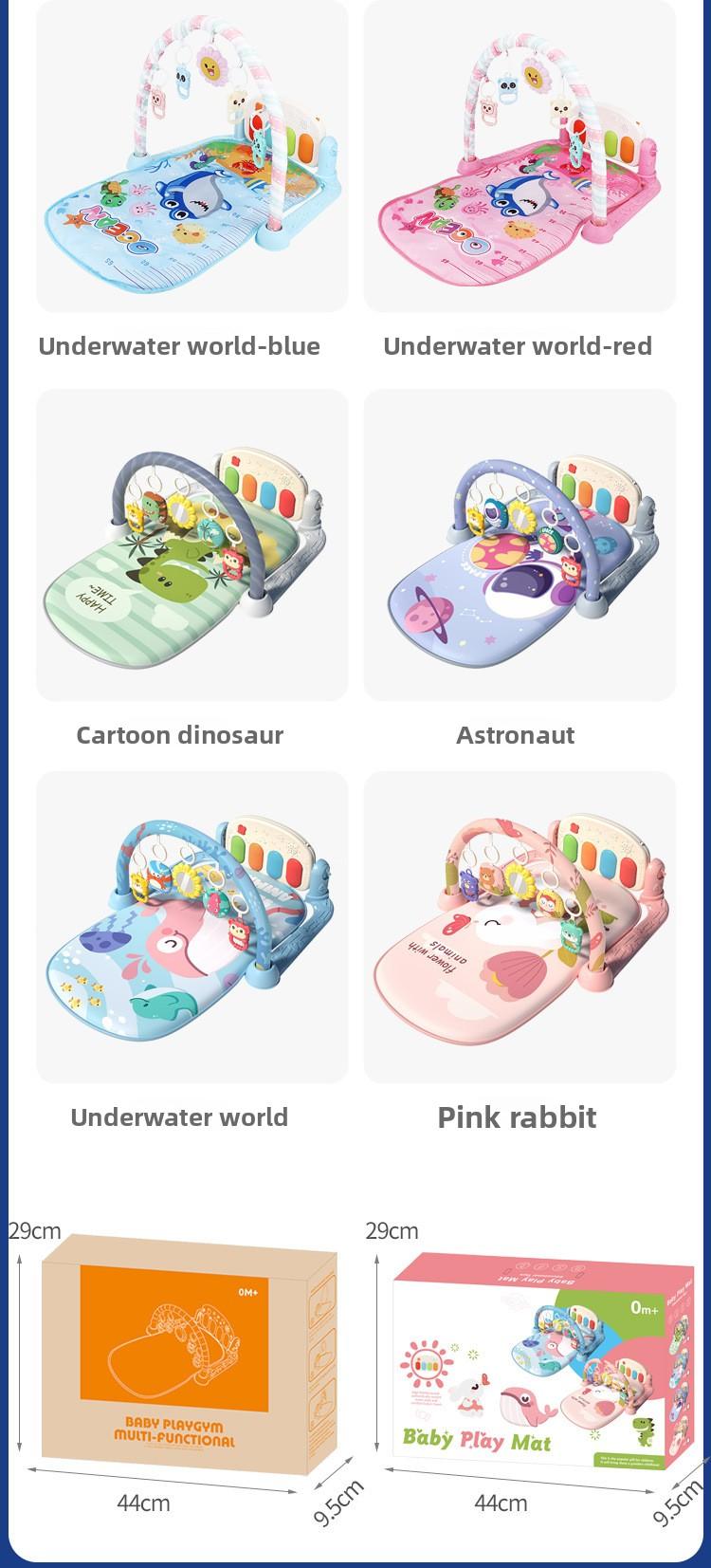 Baby Activity Play Mat |   Musical Kick Piano Gym for Tummy Time Fun