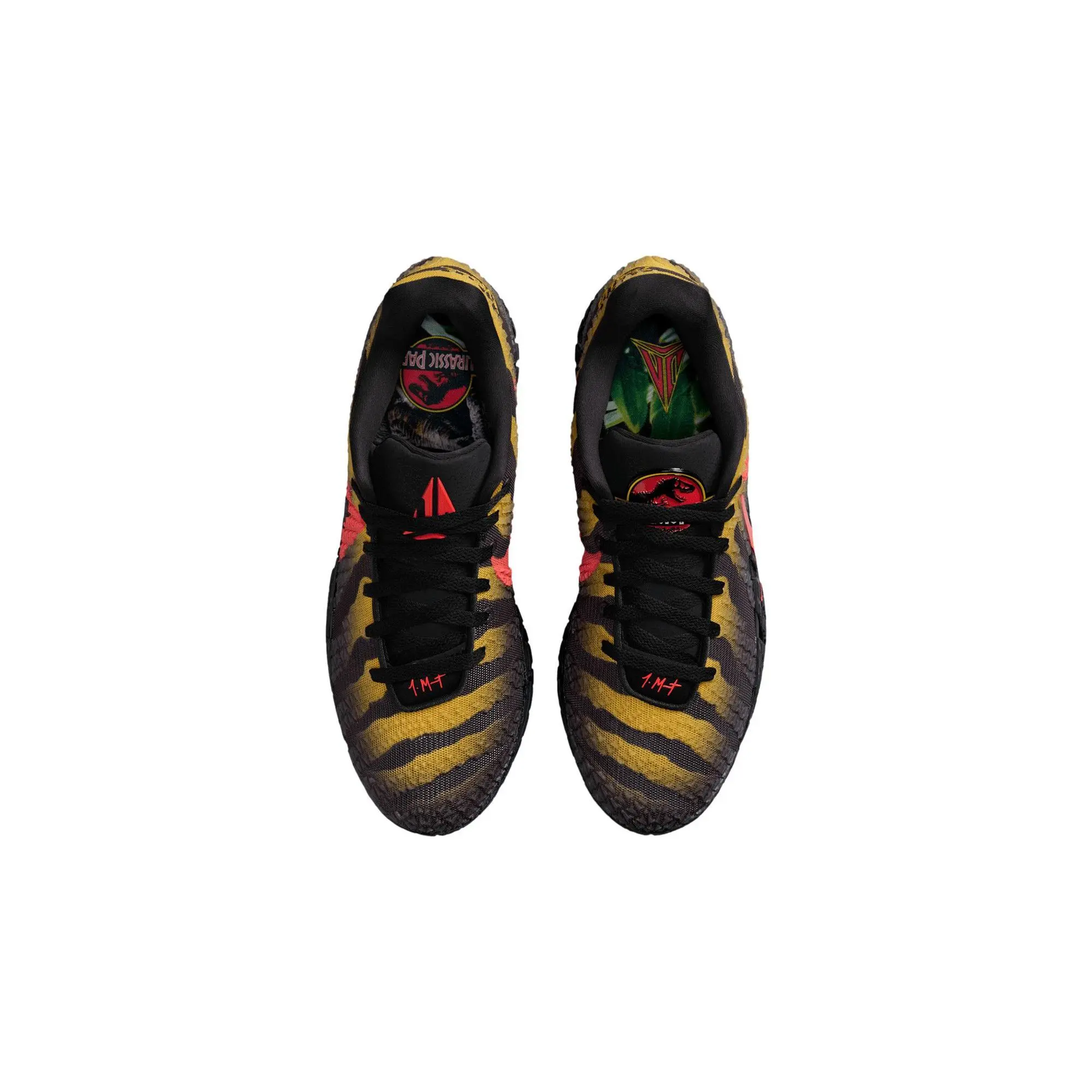Jurassic Park x Nike Ja 3 'Anthracite' (Unisex) Anthracite/Bright Crimson-Yellow Ochre basketball shoes IU7240 001