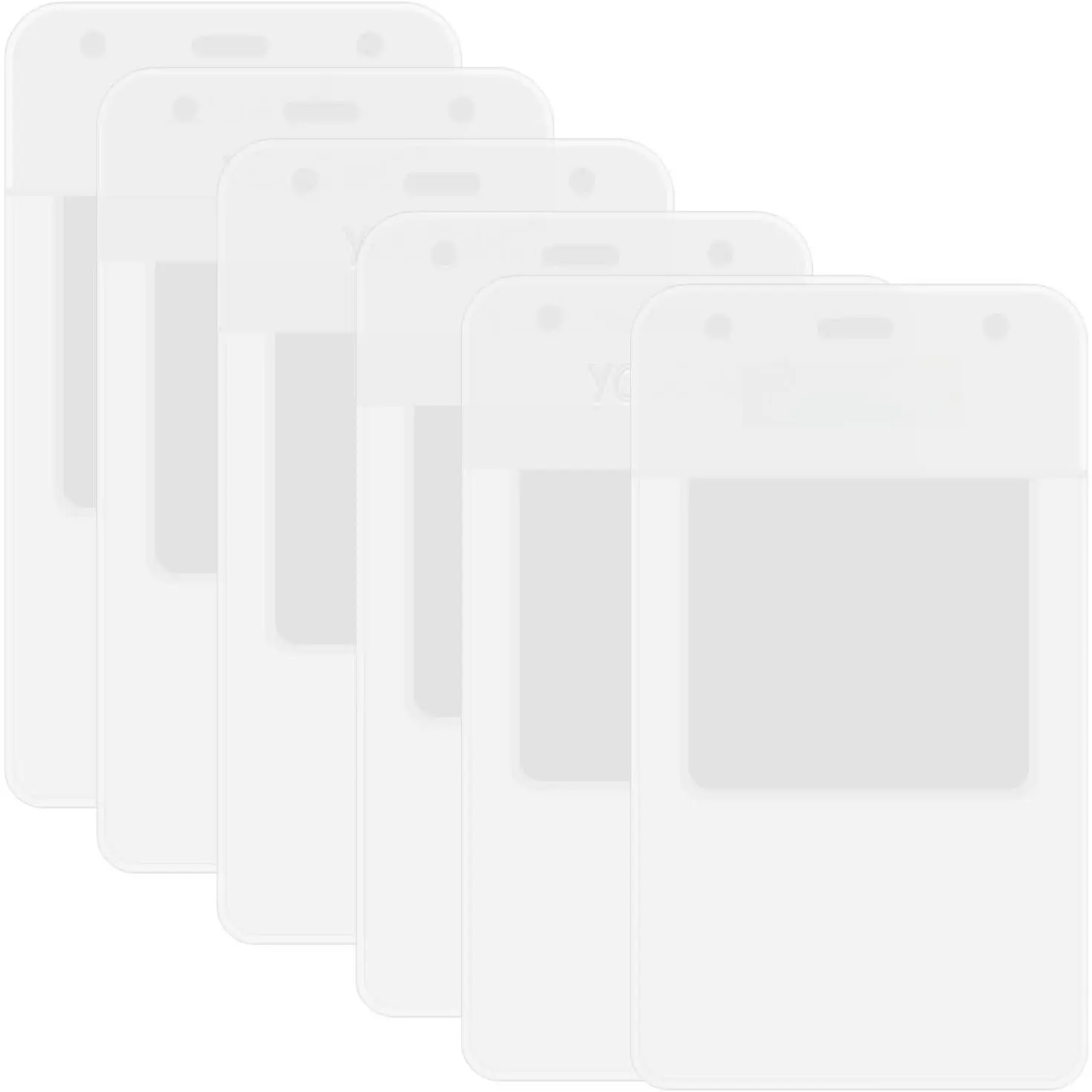 Pocket Protectors 6 count Clear,for Shirts Lab Coats,etc(Clear-6 Pack) | Multi Purpose - Holds Pens Pointers Cards for Pen Leaks