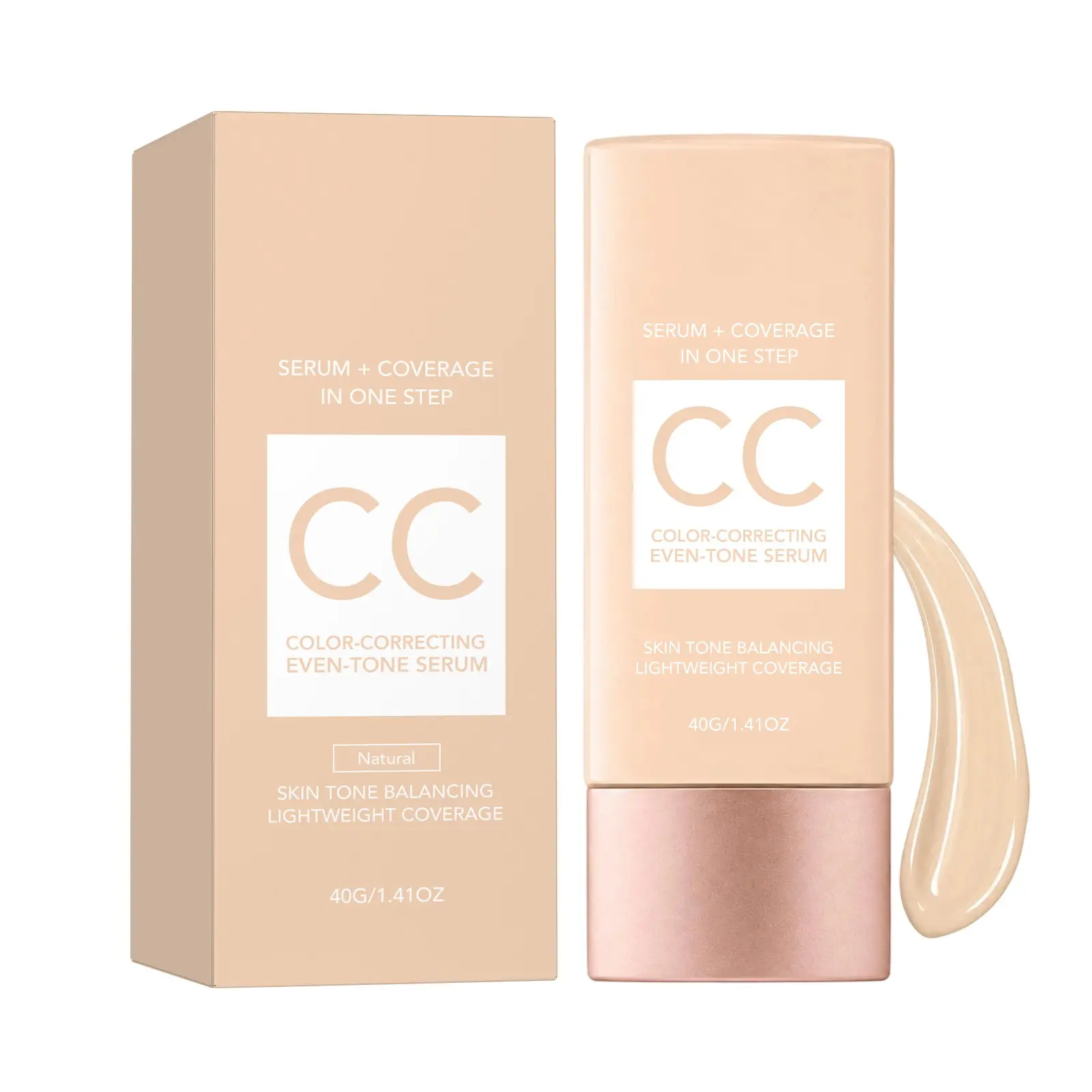 CC Tinted Serum, Color Correcting Complexion Tinted Serum, Color-Correcting Tinted Serum, Color-Changing Shade-Matching Adaptisphere Technology, Lightweight Coverage