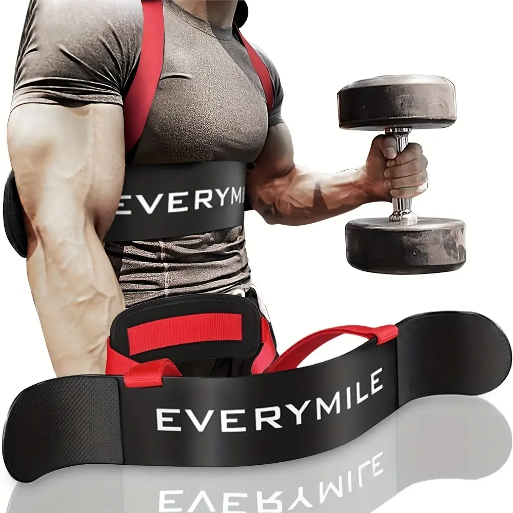 Adjustable Solid Rivets Sports Arm Blaster for Big Arm Bodybuilding and Muscle Strength Improvement