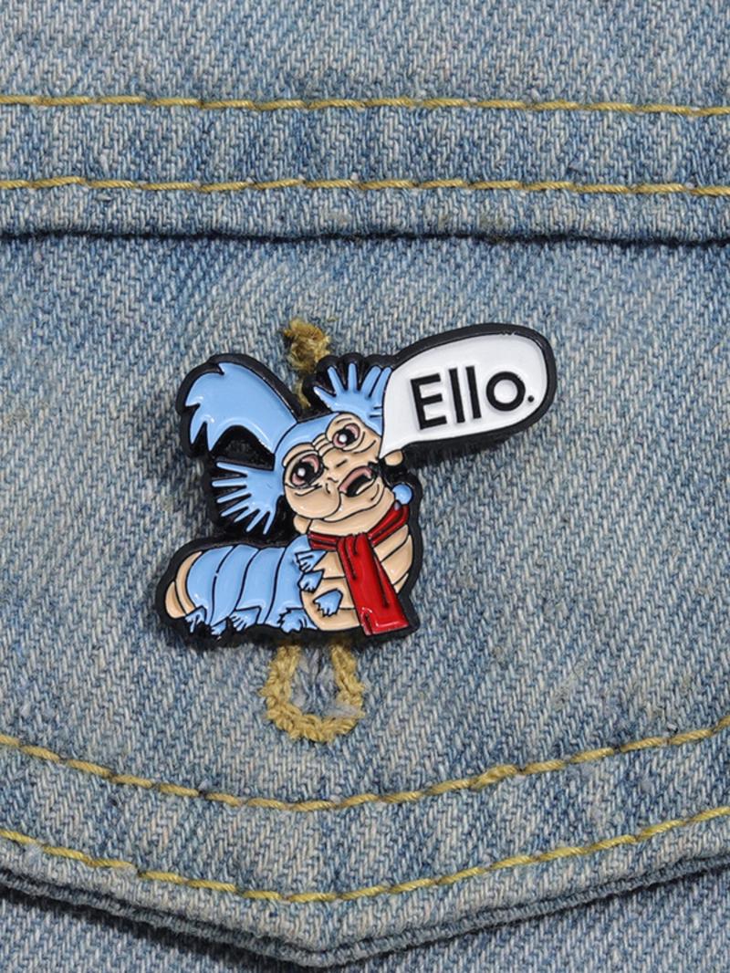 Cartoon Monster Design Brooch, Cute Cartoon Badge for Daily Clothing Decor, Trendy All-match & Exquisite Brooch for Birthday Gift, Fashion Accessory