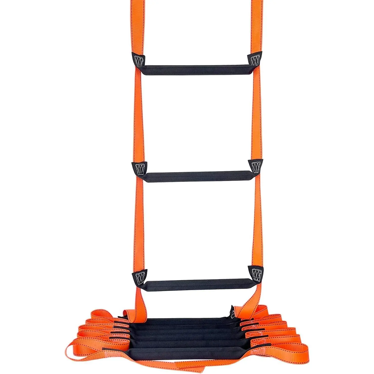 Fire Escape Ladder 3 Story, 32.8 Feet Emergency Ladder Rope Ladder | Reusable Fire Safety Ladder with Hooks for 2-3 Story Homes, Quick Deployment Fire Ladder for Balcony Tree Window