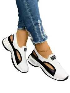 Summer New Women's Sandals, Comfortable Breathable Wedge Heels, Casual Versatile Beach Sandals, Soft Sole Anti-Slip, Beach Footwear