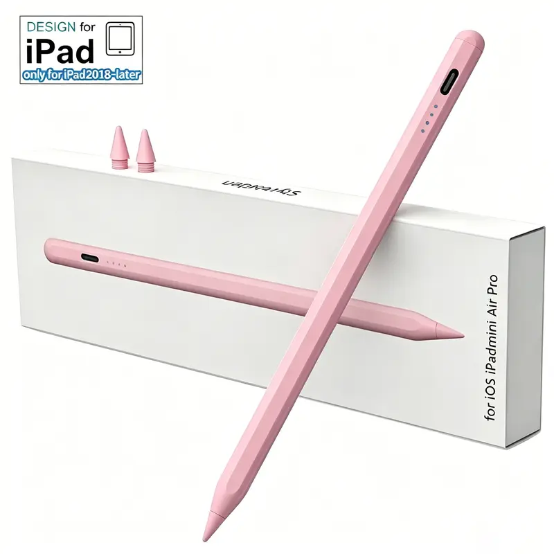 iPad Touch Pen for 2018-2026 Models, 30-Minute Charge, Magnetic Stylus, Compatible with iPad Pro / Air / Mini