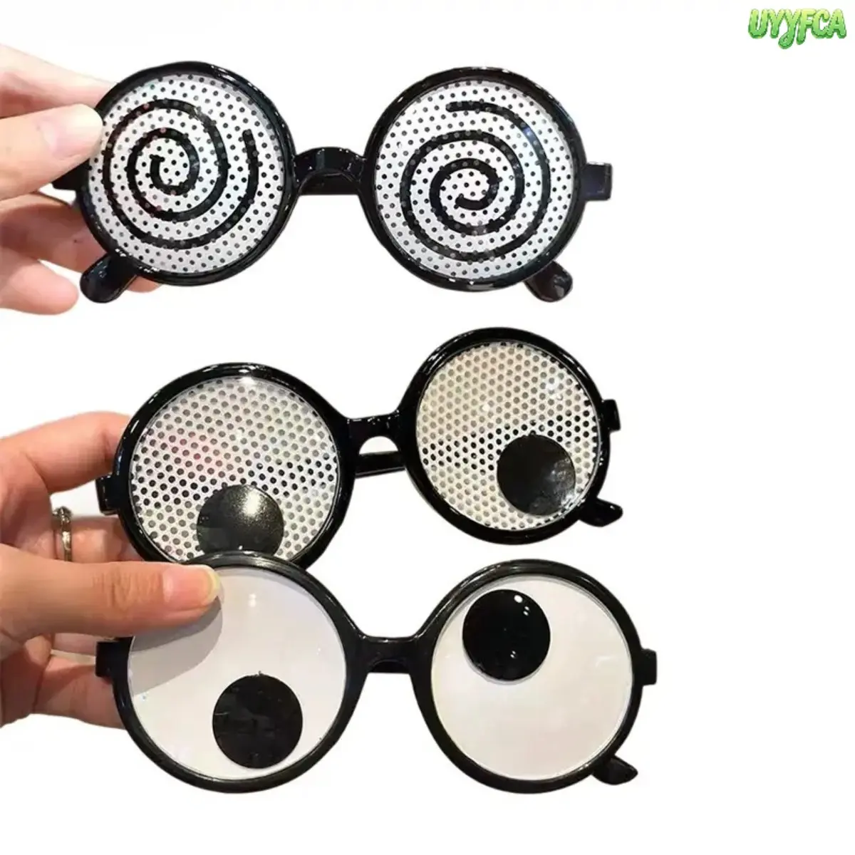 3-Pack Novelty Funny Party Glasses, Wacky Googly Eye And Spiral Pattern Plastic Shades, Whimsical Cartoon Costume Accessories For Birthday, Theme Party And Photo Booth,back to school,back to school haul