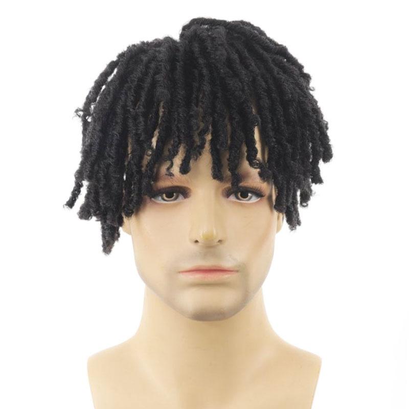 Fashion Wig 100g Dreadlock Clip In Hair Extensions for Men Women Hip Hop Top Head Synthetic Dreads