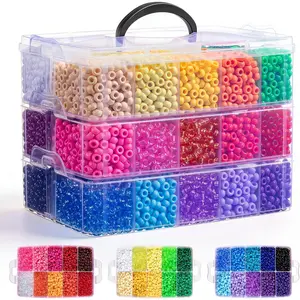 10000 count Pony Beads Bulk, 30 Colors Rainbow Kandi Beads for Hair Braiding Bracelet Making Kandi  Key Chains DIY Crafts Gifts Gifts (5.73lb, Stack Box)