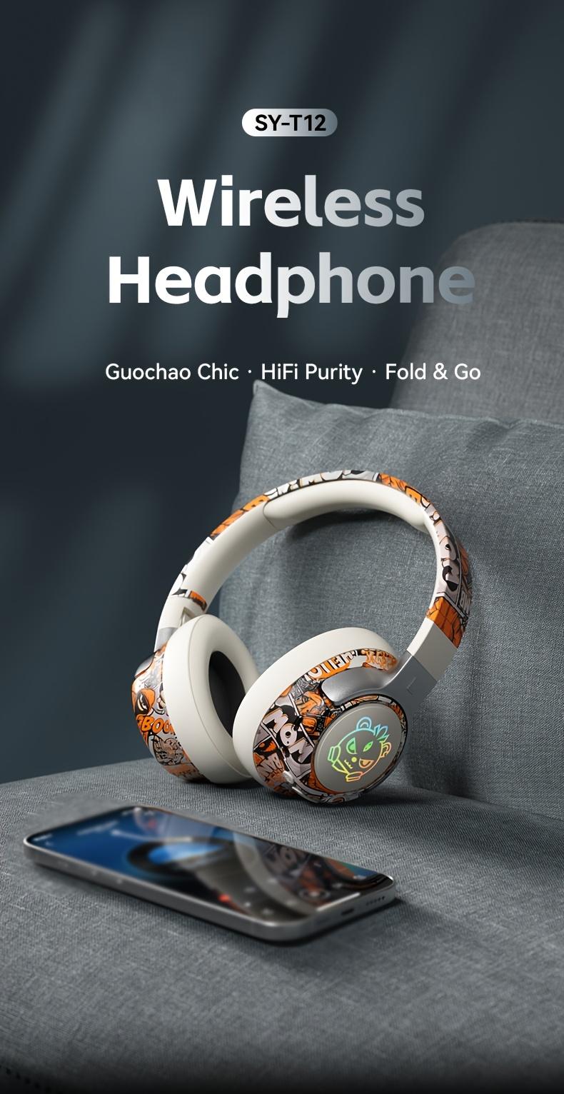 Wireless Headphone,Foldable Bluetooth Headphones Over Ear Wireless Headset for Gaming, Phones, Computers, Electronics AudioHeadphone Arrived before Christmas Wireless 5.3 Gaming Headphones