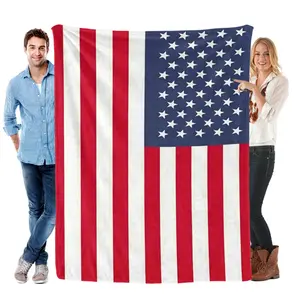 American Flag Blanket,Red White and Blue USA Flag Blankets Citizenship Gifts American Gift for Adults United States Blanket 60x80 inches