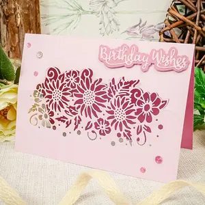 Scrapbooking Die-Cuts Strips Frame Metal Cutting Dies for Card Making, Paper Craft Punch Template Background Embossing Stencils