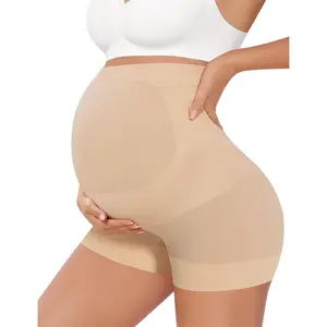 Seamless Maternity Shapewear Shorts for Dress,  Support  Underwear for Photography  Shower