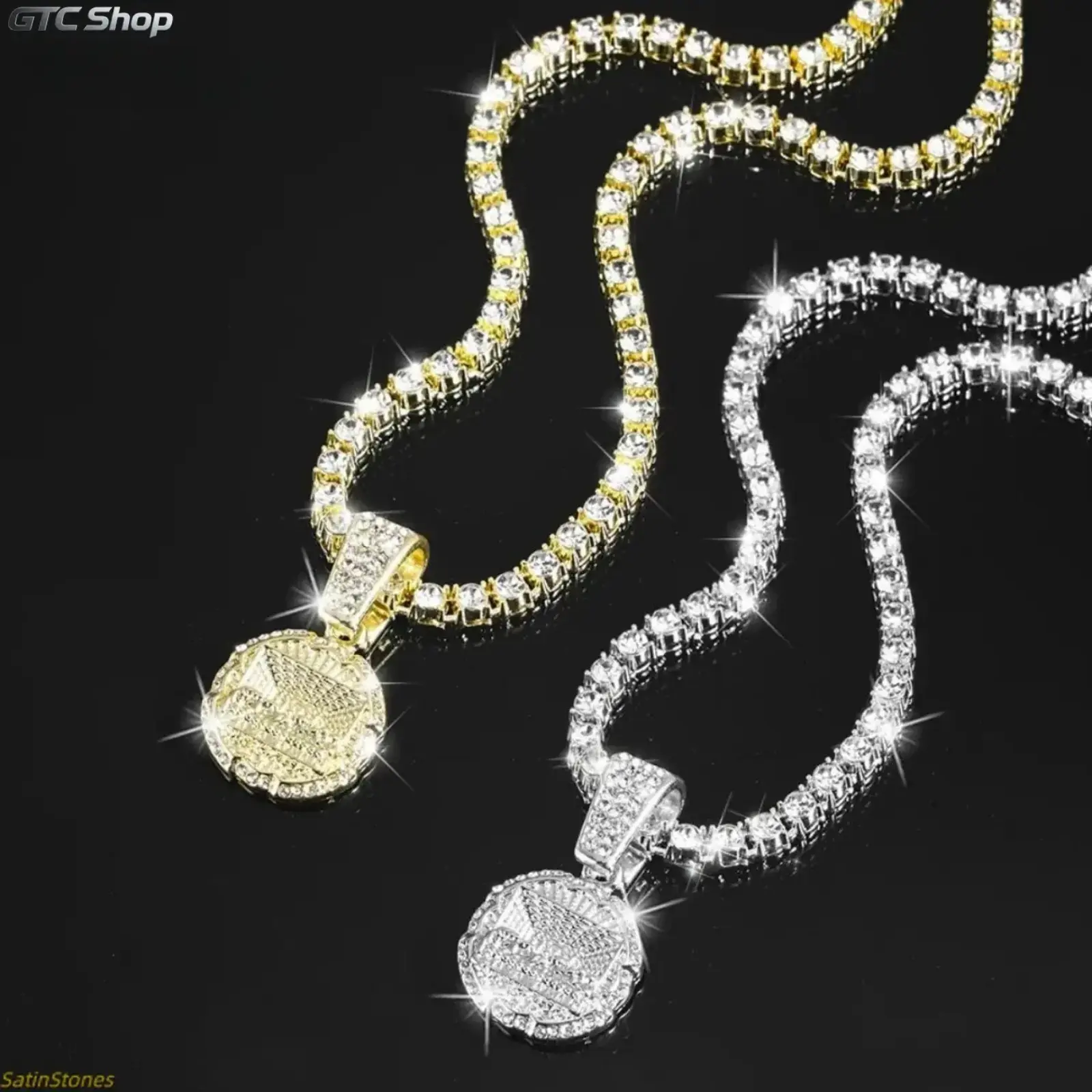 2026 Exquisite & Dazzling "Last Supper" Pendant Necklace — Men's Jewelry. Paired with a 4mm fully iced-out tennis chain, this piece embodies a stylish Hip-Hop aesthetic and makes an excellent gift for women to give. Available in three color options: Silve