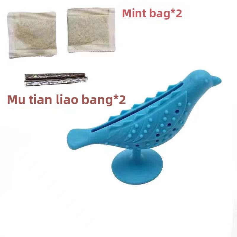 Realistic Bird Cat Toy with Premium Catnip & Silvervine - Lifelike Plush Kicker for Hunting & Chewing - Soft Teeth Cleaning Chew Toy for Indoor Cats - Irresistible Prey Simulation silicone feeder shaped harness retractable leashes jumping