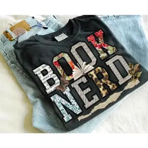 Book Nerd PRINTED Vintage T-shirt Retro Bookish Trendy Lover Retro Tee Trendy For Booktok Librarian Gift Idea Bookish