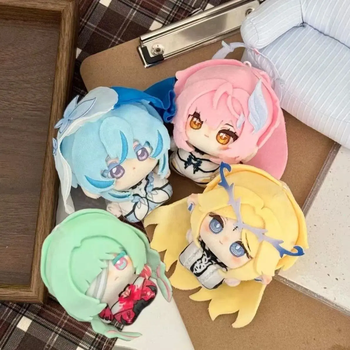10cm Wuthering Waves Aemeath The Shorekeeper Phrolova Cartethyia Plushie Stuffed Toys Plush Dolls Decor Pendants Keychain Gifts