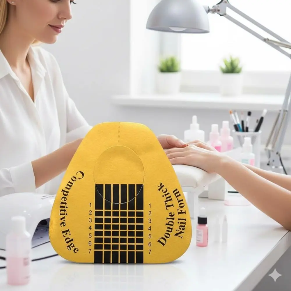 Bee Nail Art Stencil, 3D Nail Sculpting Guide for Acrylic & UV Gel Extensions. Precise Contour & Honeycomb Detail Sticker for Beginners & Pros. Professional Nail Design Tool.