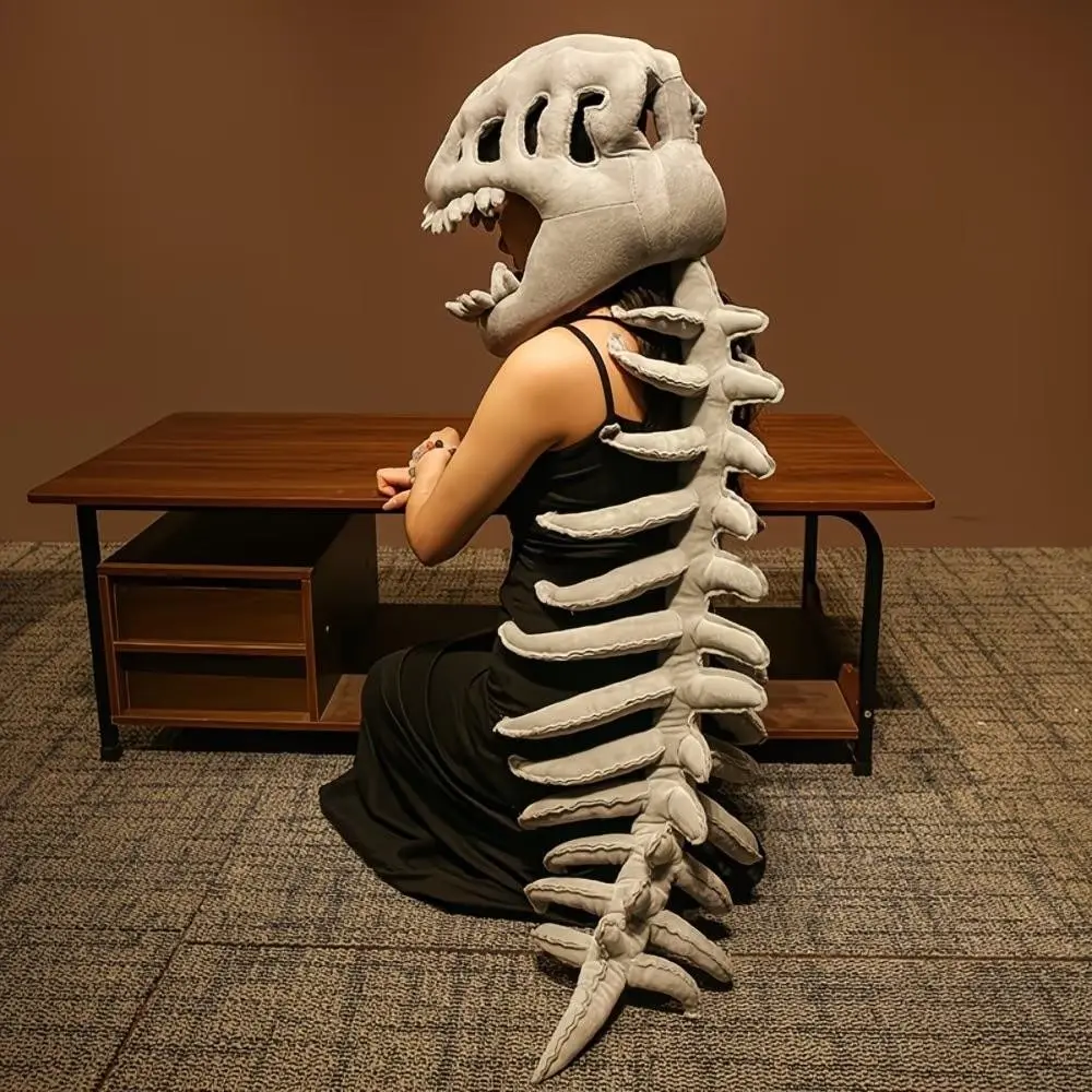 Realistic Dinosaur Skeleton Headpiece Hat, Adult Cosplay Costume Accessory, Perfect for Themed Parties, Role-Play, Anime Events