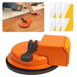 Gap Fixer Tool, Laminate Flooring, Vacuum Suction Cup & 6 PCS Sticky Pads for Laminate, Wood, Tile, Vinyl Gap Repair Tool -,, & Efficient Flooring