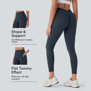 Halara UltraSculpt™ High Waisted Tummy Control Butt Lifting Ruched Pocket Shaping Yoga Leggings