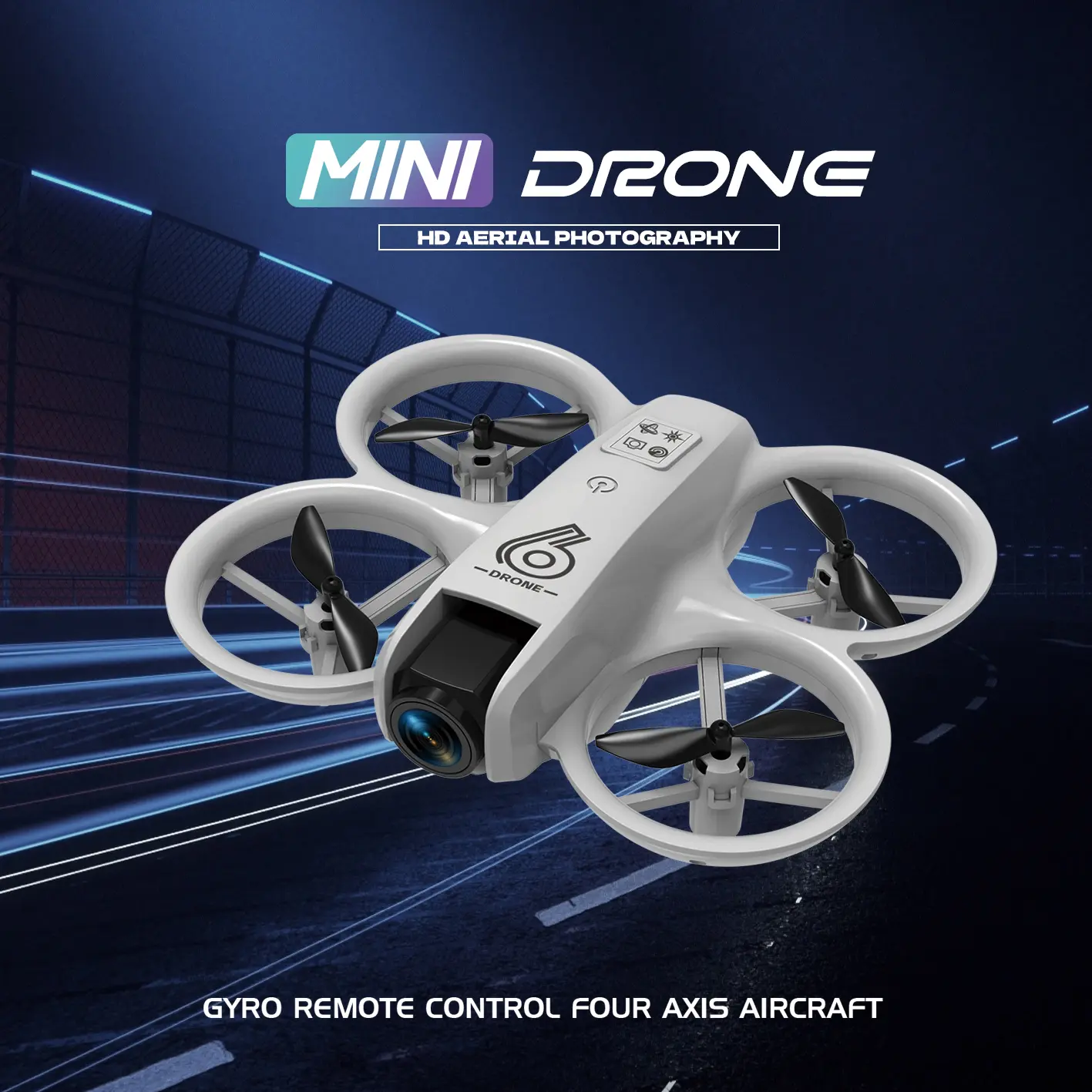 2026 New Remote-Controlled Aircraft/Drone/Remote Plane, equipped with a camera for aerial photography, supports 360° stunt flips, altitude hold, one-button takeoff/landing, includes a rechargeable battery, and features built-in LED light effects.Suitable