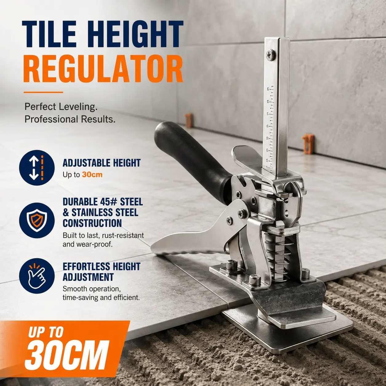 Heavy Duty Hydraulic Lift - Adjustable Multi-Stage Height, Compact Folding Maintenance Platform with Anti-Slip Handle, Triple Safety Lock. Corrosion-Resistant Auto Lifting Equipment for Shops & Garages. Durable Steel Frame & Easy Lift System. Effortless