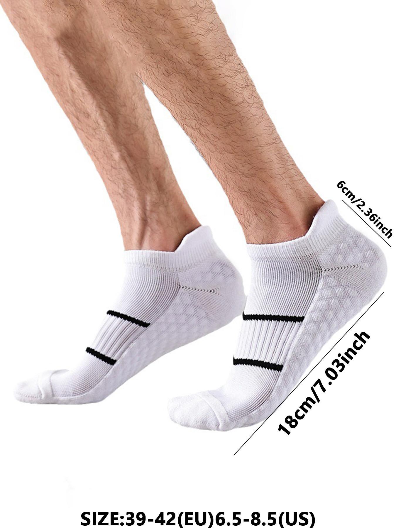 Unisex Striped Print Ankle Socks, Moisture Wicking Breathable Socks for All Seasons, Summer Outfits 2024, Athletic Running Socks for Men & Women