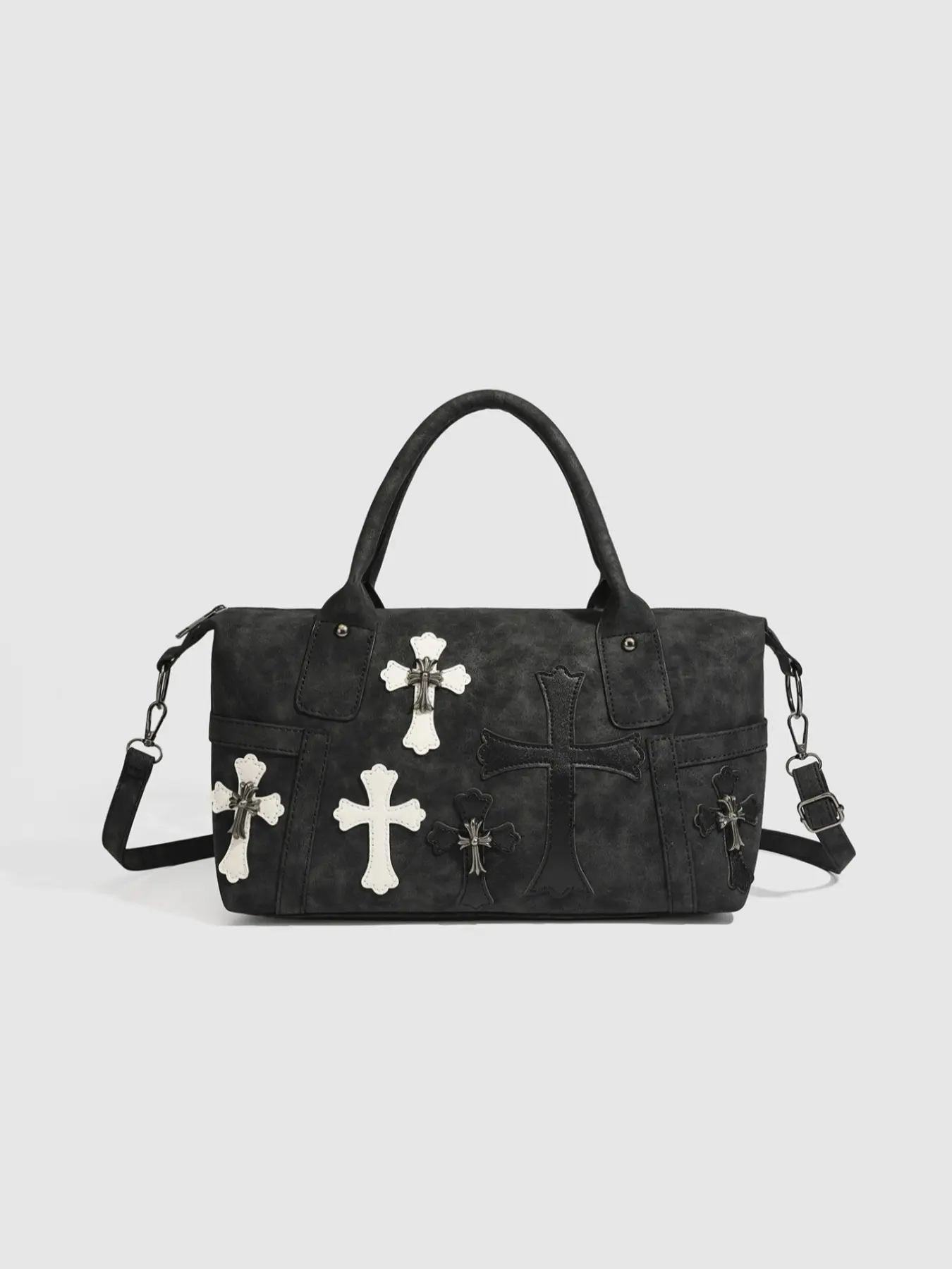 2026 New Vintage Cross Shoulder Bag, Fashion Shoulder Bag, Large Capacity Casual Polka Dot PU Tote, Casual Crossbody Bag, All-Season Commuter Handbag, Unique Design
