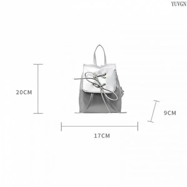 Adult Convertible Backpack Purse - Lightweight Backpackbag Daypack, Casual Mini Bucket Bag with Lace-Up Flap Closure, Bow Drawstring, Adjustable Strap, Multi-Function Gym & Daily Wear Fashion Accessory, Convertable Backpack Purse