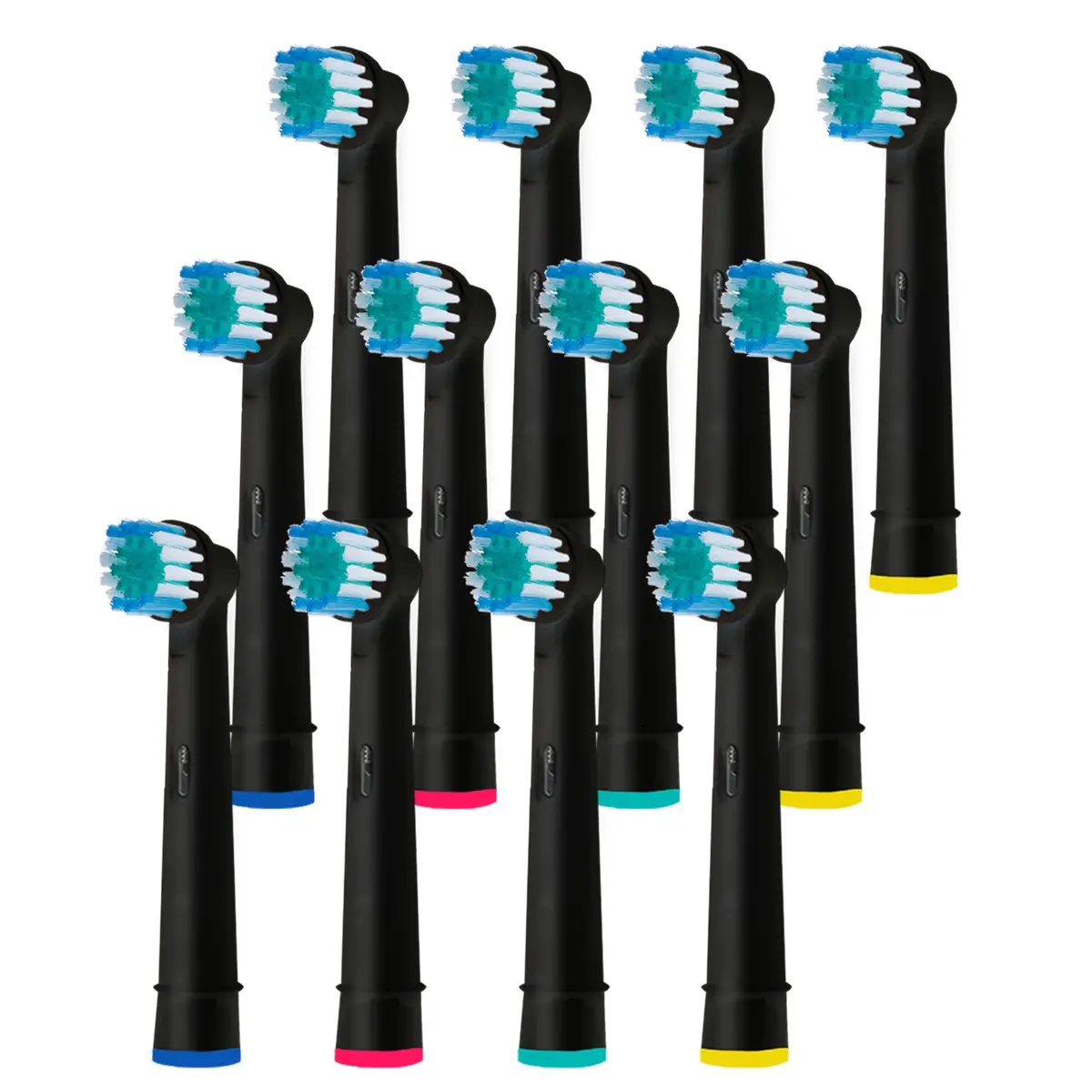 12-Pack Precision Cleaning Replacement Toothbrush Heads, Compatible with Oral-B Electric Toothbrushes, Deep Clean, Plaque Removal, Whitening