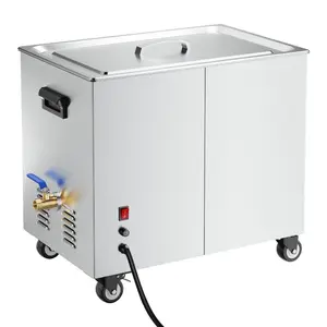 VEVOR 50L Ultrasonic Cleaner, Professional Ultrasonic Cleaner Machine with Cleaning Basket Digital Display, 840W Stainless Steel Large Cleaning Machine with Wheels for Industrial Parts, Carburetors