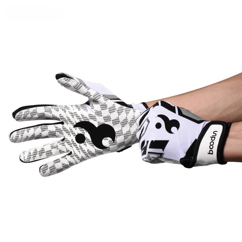 Training gloves Rugby gloves, outdoor silicone non-slip all-finger softball sports baseball gloves Waterproof Touch Screen