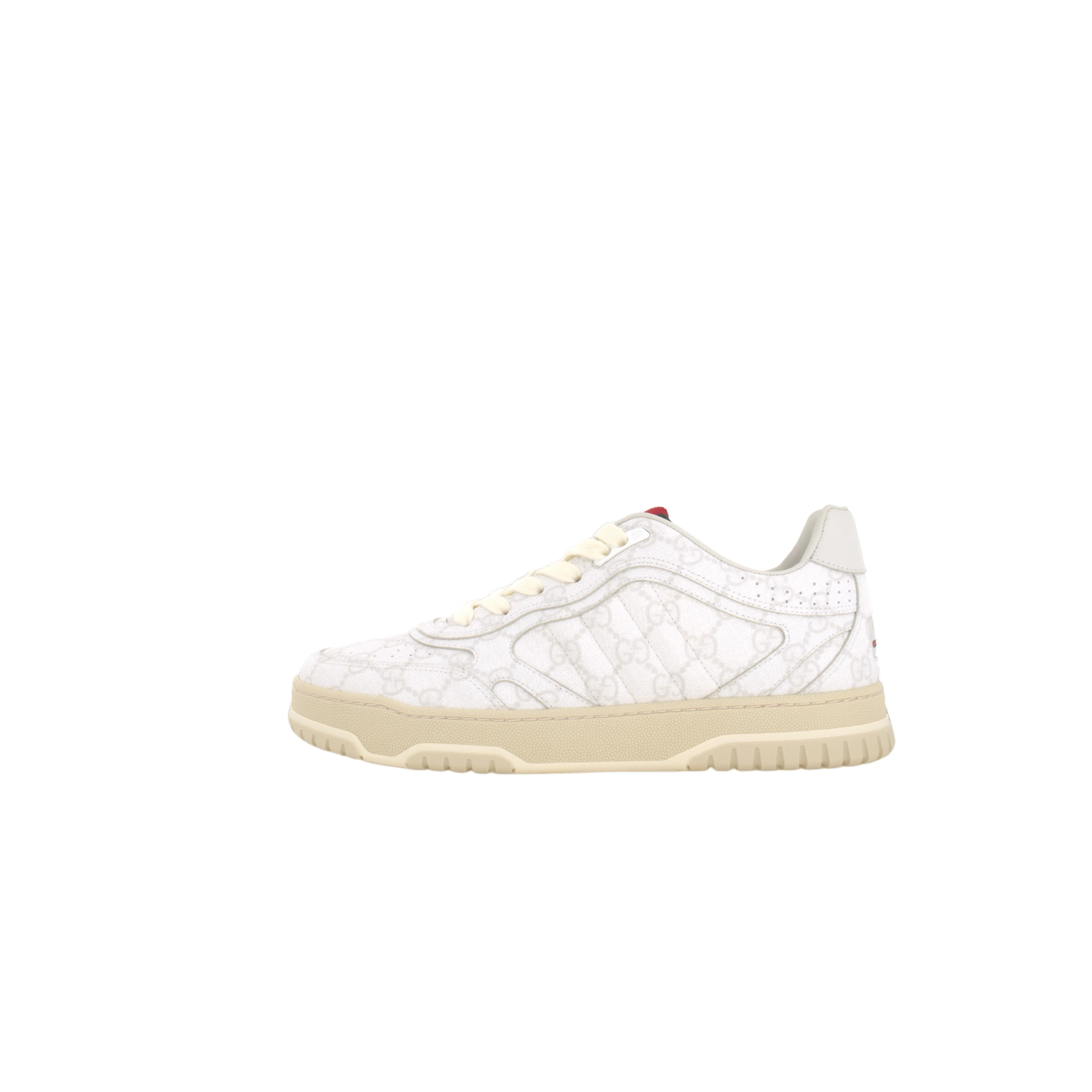 Men's GUCCI Re-Web Canvas Low-Top Lace-Up Trainer - Casual Footwear, White Trending Official Shoes with Maison Mihara Verification Credentials & Global Authentication Support
