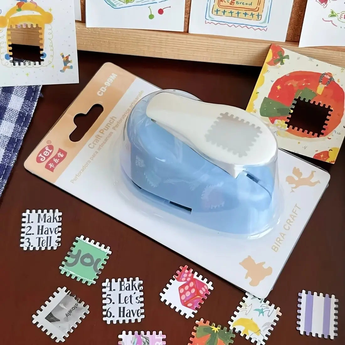 Elegant Flower Design Dual Function Punch Embosser, Handheld Manual Paper Craft Punch Embossing, Multi-Purpose Scrapbooking Supply for DIY Crafts