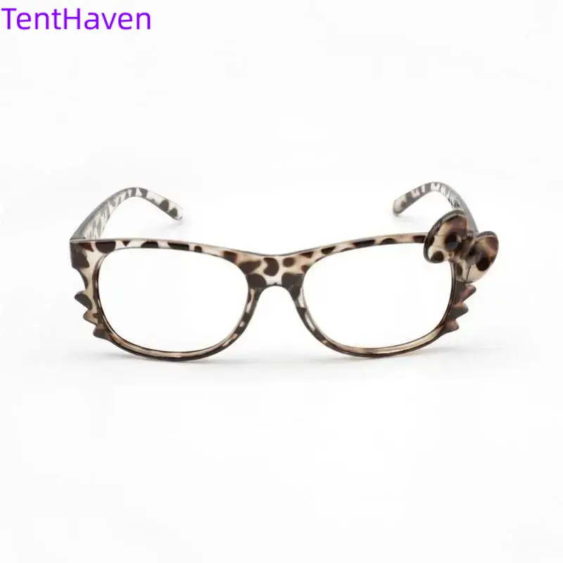 Women's 2026 New Animal Print Lensless Eyeglass Frame - Lightweight, Round Leopard/Retro Tortoiseshell Styles, Soft Plain Decoration, Anti-Slip Design, for Adults' Daily Wear (Sports & Outdoor Accessories), Breathable, Female, Outdoor Gear, All Seasons, L
