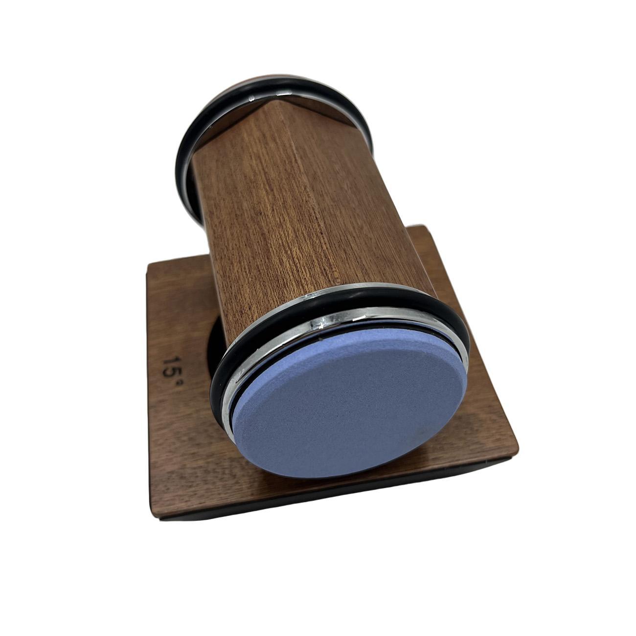 Original Rolling Wooden Knife Sharpener, Effortless Kitchen Knife Sharpening Tool, Sharpens at 15 18 20 22 Degrees for All Knives