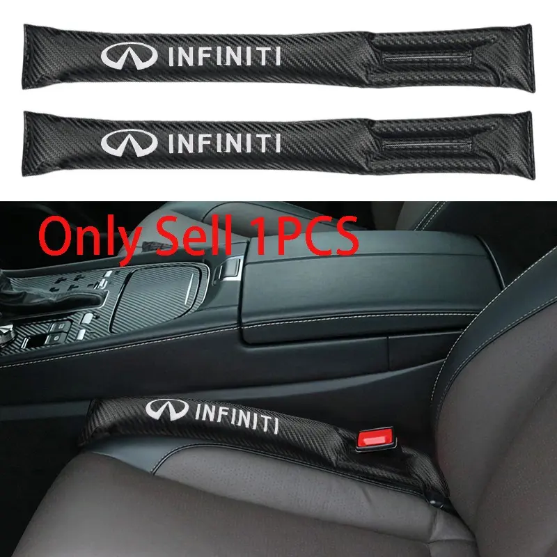 1PCS Car Seat Gap Filler Organizer Waterproof Car Seat Gap Plug Strip For Infiniti QX55 QX50 QX60 QX80 Q50 Q70L Q60 Q30 Q70 QX70 QX30 ESQ JX