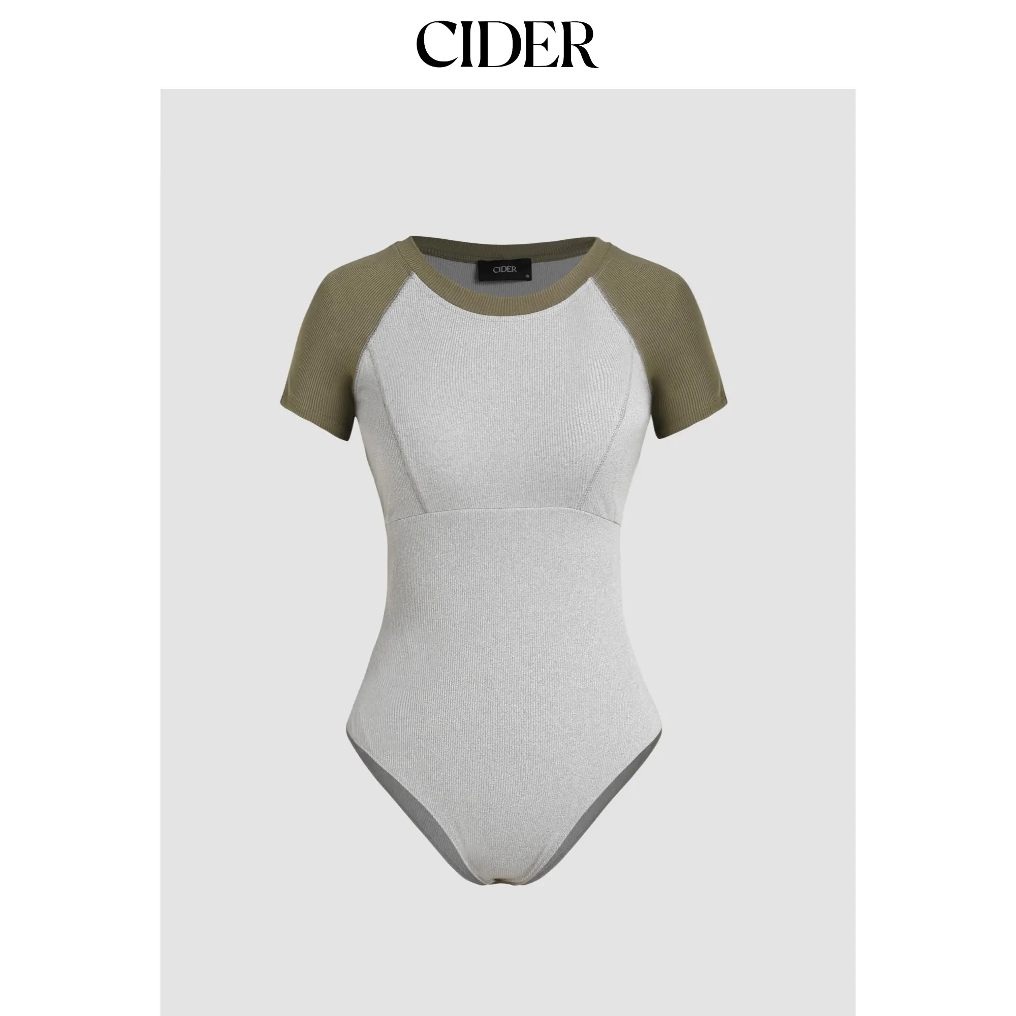 Women's Round Neckline Raglan Sleeve Bodysuit - 3 Colors, Size Range 0-10 SummerFinds