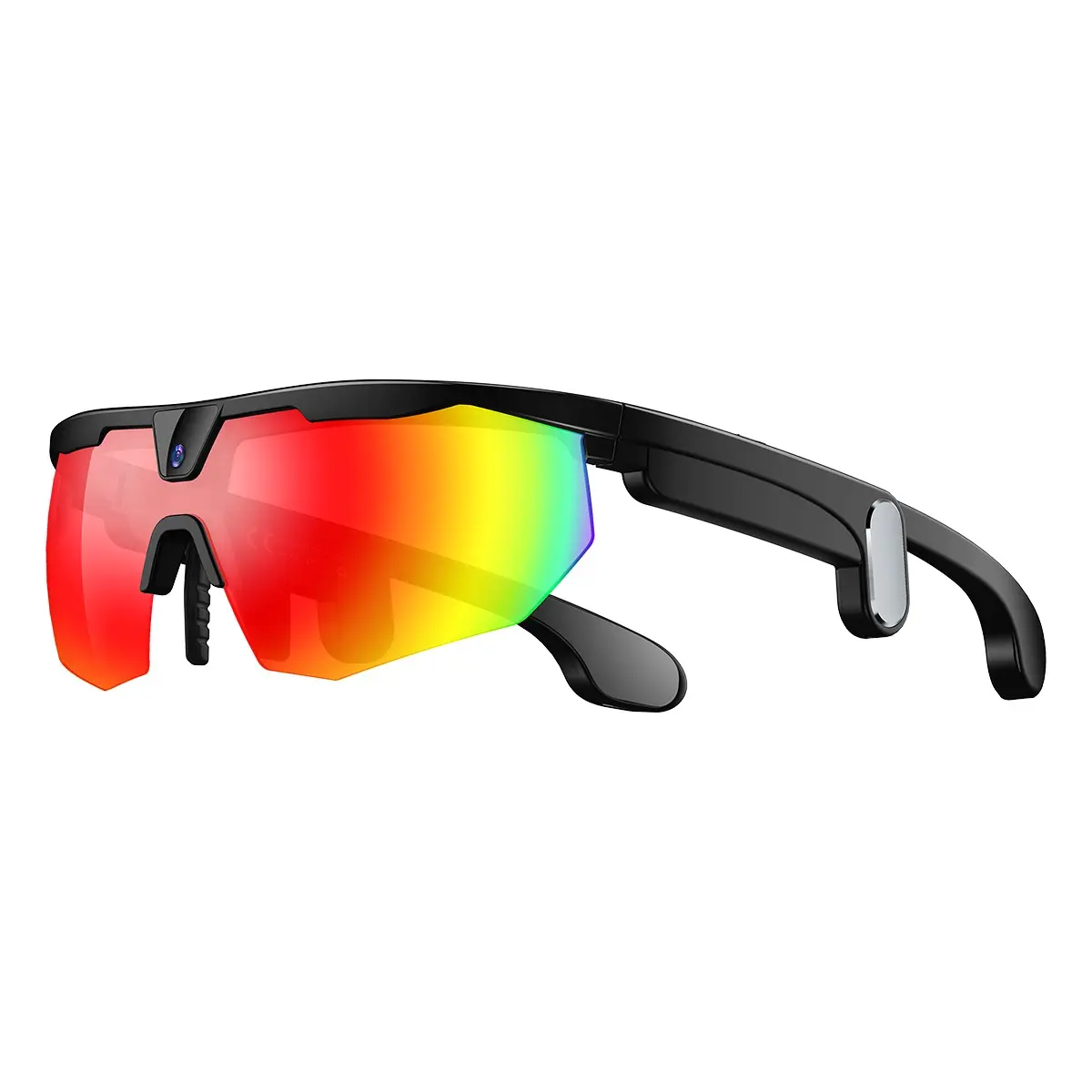New AI Smart Cycling Goggles, 8MP HD Camera, AI Object Recognition, Real-Time Translation, Music Playback, Wireless Call, IP66 Waterproof, AI Camera Glasses