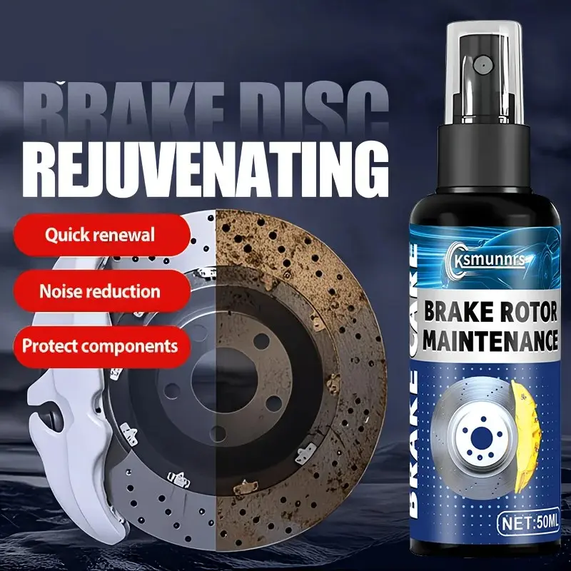 Brake Disc Cleaner and Rust Remover, Effectively Removes Rust, Residue, and Deposits From Brake Discs, Essential Car Maintenance Tool, Car Cleaning Supplies, Automotive Rust Remover