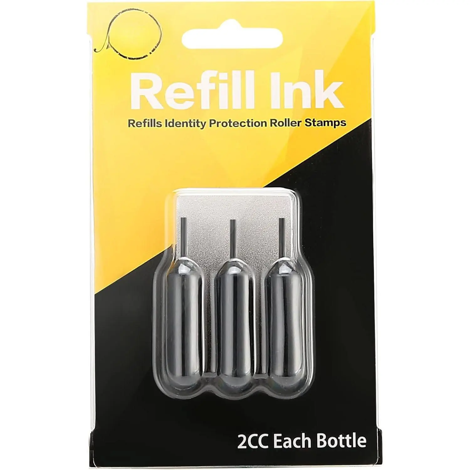 Roller  Refill Ink - 3 Pack - Black Ink